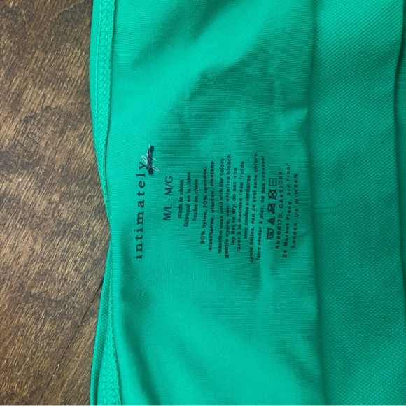 Free People Green Bralette Top - Picture 2 of 3